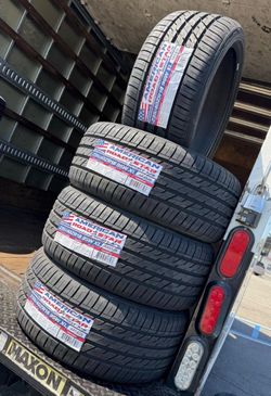 Vendo 235/45-R18 las 4 llantas nuevas American por $300 ✅✔️