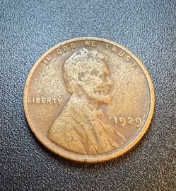 1929 Wheat Lincoln Penny 