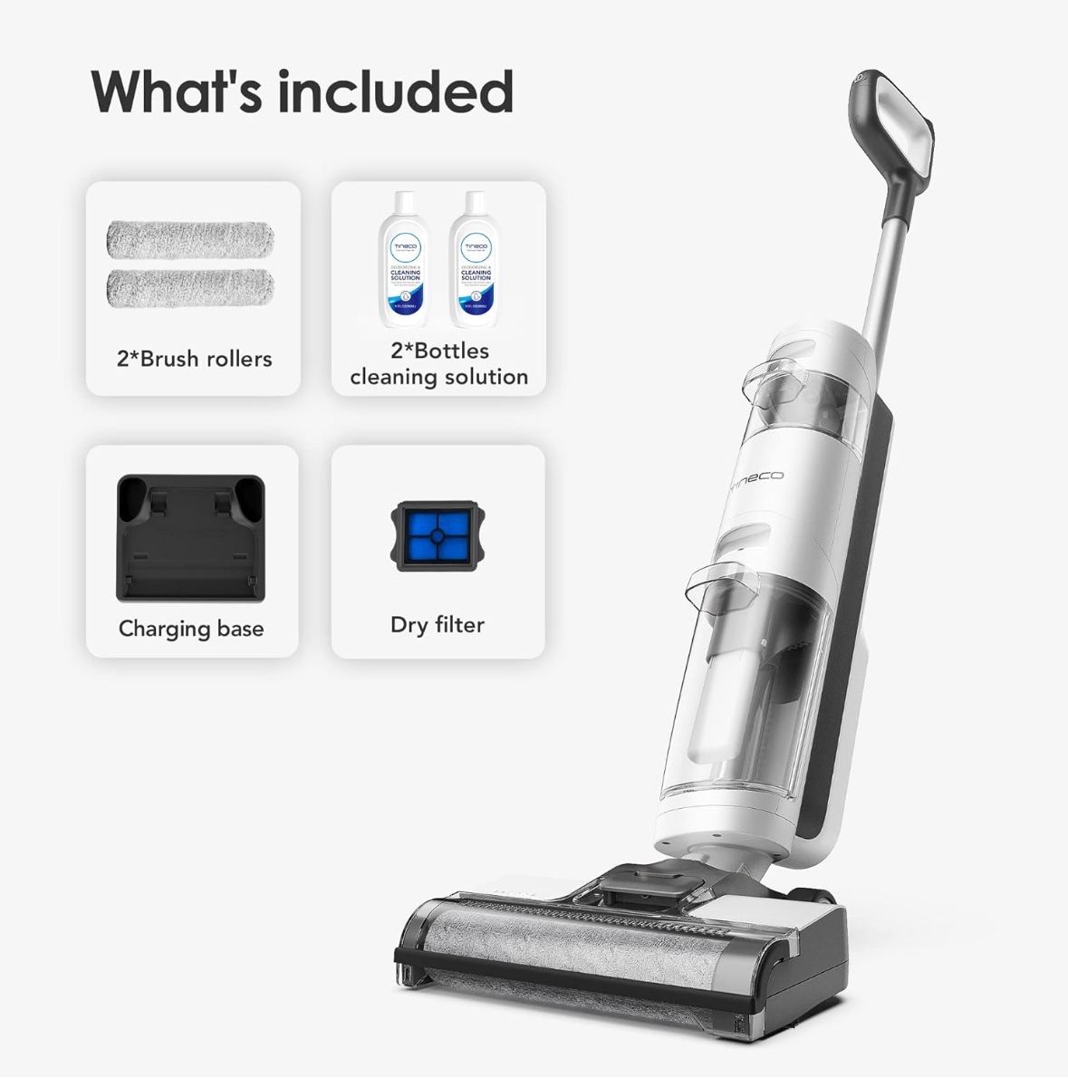 Tineco iFLOOR 3 Breeze Complete Wet Dry Vacuum Floor Cleaner
