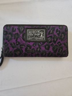 Coach Zip-Around Wristlet Wallet