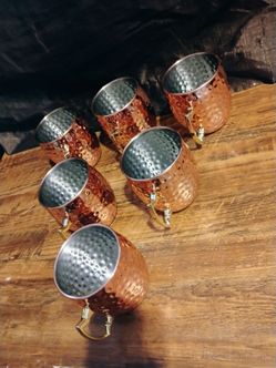 Set of 6 Moscow Mule Mugs