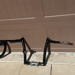 Factory 47 14” Bars And Engine Guard Road Glide