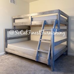Twin Full Bunk Bed And Mattress 