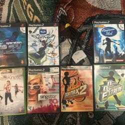 Ps2 eye toy with 7 games