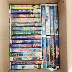 Disney Kids VHS Movie Lot