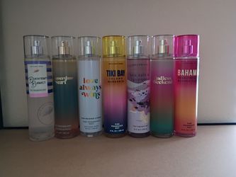 Bath & body works body spray bundle (7)