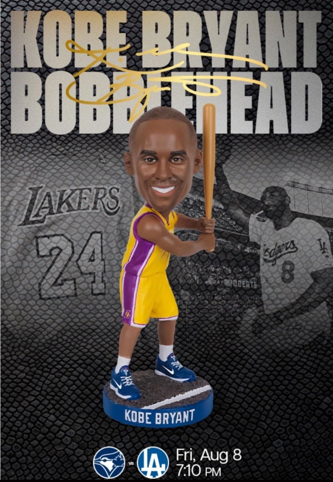 Dodgers Kobe Bryant Bobblehead