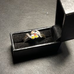 Mickey Mouse Ring Sterling Silver 
