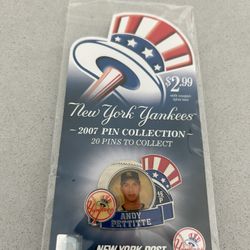 (2)Andy Pettitte New York Yankees  2007 Pin Collection