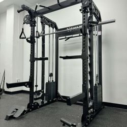 NEW SMITH MACHINE POWER RACK WITH WEIGHTS - FREE DELIVERY 