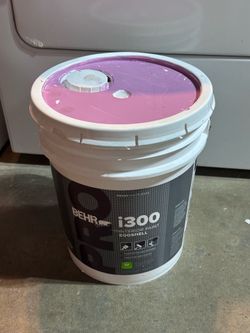5 Gallon Behr i300 Interior Eggshell Paint Pink / Rosa