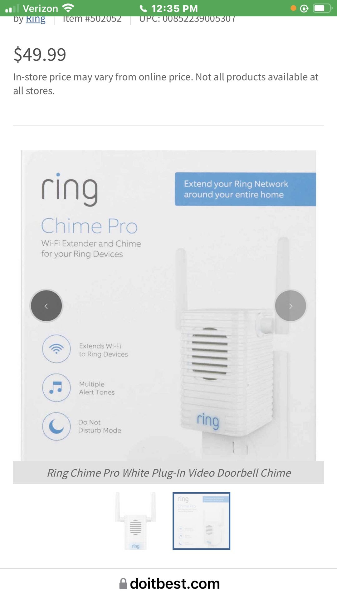 Ring chime pro Wi-Fi extender