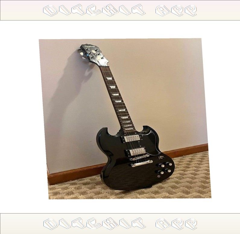 close poor Electric Guitar Rock Hard with Superior Sound Technology
