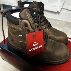 Wolverine Steel Toes Work Boots Size 10