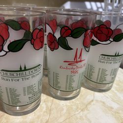 Glasses From 1986 Kentucky Derby 