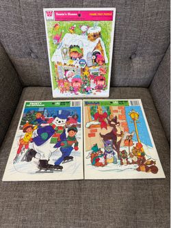 Children’s Christmas Themed Cardboard Puzzles