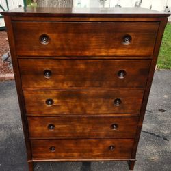 MODERN DANISH DESIGN TALL DRESSER