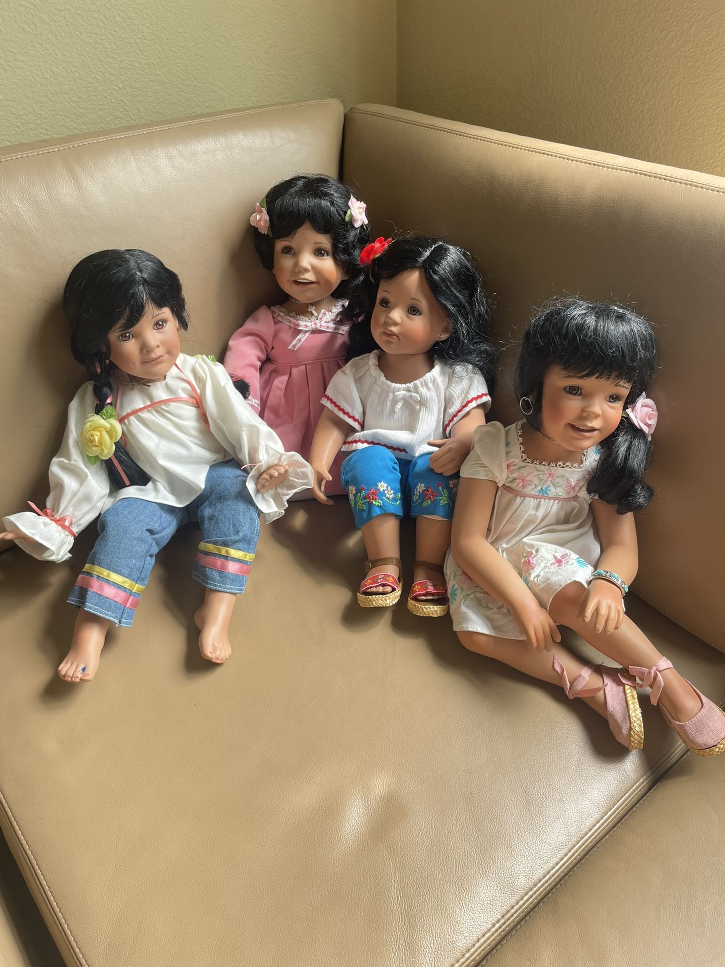 Danbury Porcelain Latin Dolls