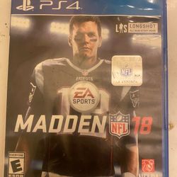 Madden 18 ps4 game