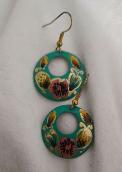 Copper earrings