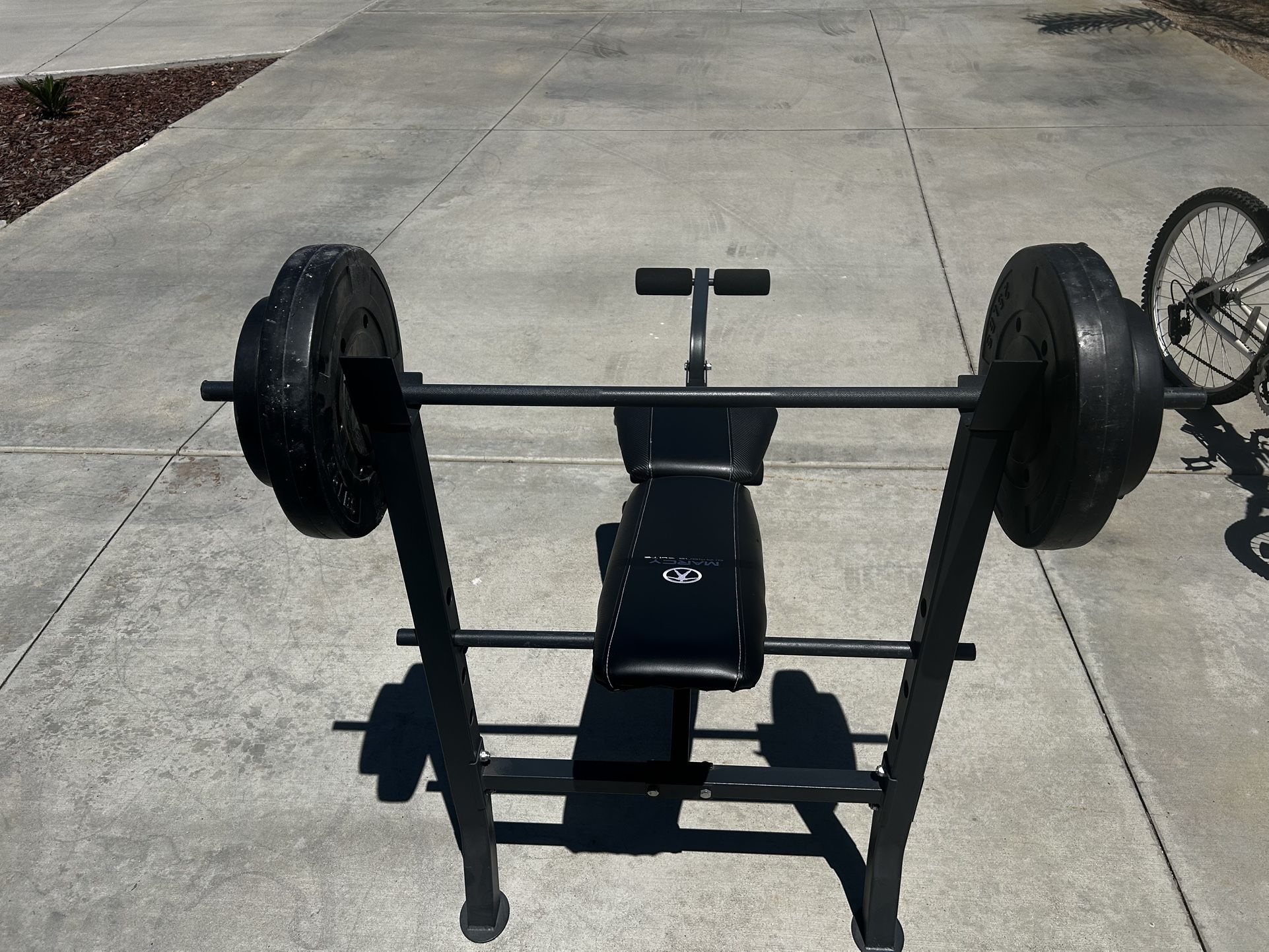 Used Marcy Deluxe Olympic Weight Bench