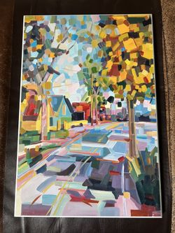 Geometric New England Fall Scene Wall Art - Stupell Industries