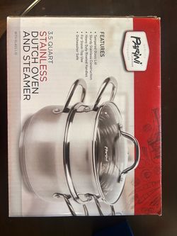 Dutch oven stainless steel.