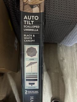 9 Feet AutoTilt Umbrella