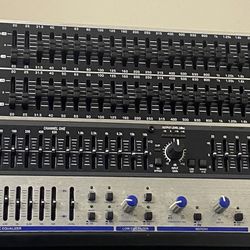 3 PA System Equalizers-Behringer DBX & Alto