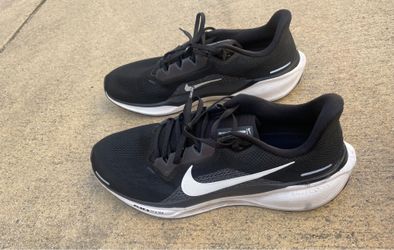 Nike Air Zoom Pegasus 41 Black White Running Shoes Men's Size 12