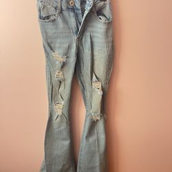 Denim Flared Jeans 