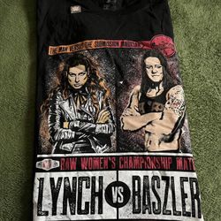 WWE Becky Lynch vs Shayna Baszler Wrestlemania 36 Tampa Bay Men’s T-Shirt XXL