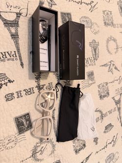 AI smart glasses with camera