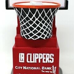 LA Clippers NBA Basketball Hoop Bank Collectible 
