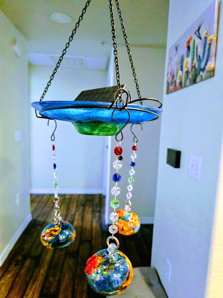 Bird Feeder And Fountain Solar