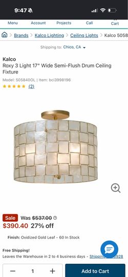 Ceiling light fixtures, price for each