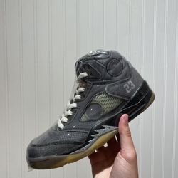 Size 7.5 Jordan 5 Off White 