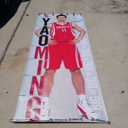 Yao Ming Life Size 36 x90 poster