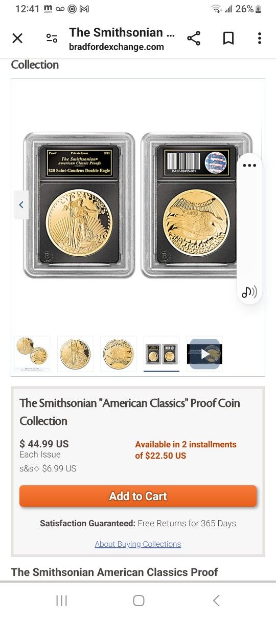 1933 Double Eagle 24 K Clad Copy