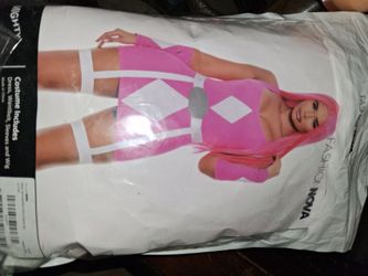Fashion nova pink power ranger costume