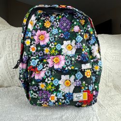 Herschel Supply Co. x LEGO Floral Backpack Black Multi  Casual School Travel Bookbag