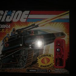 G.I. Joe Retro Collection Cobra H.I.S.S. Toy Vehicle with 3.75-Inch-Scale Cobra H.I.S.S. Driver Action Figure