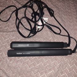 Lot Of 2 Flat Iron Hair Straighteners Used In Good Working Condition. 