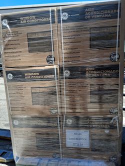 12000btu windows AC/ HEATER both by GE smart WiFi.  240volts.  Complete Set new with warranty.
