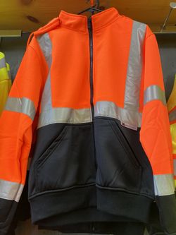 High Visibility Safety ZIP Up Hoodie