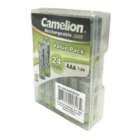24pc AAA Camelion Rechargeable Battery Pack