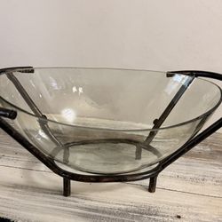 Glass Fruit Bowl