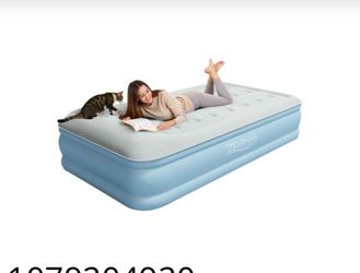 Zearna twin size air mattress with built-in pump