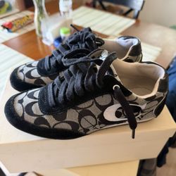 Coach Shoes Blkwt/ivry 5.5