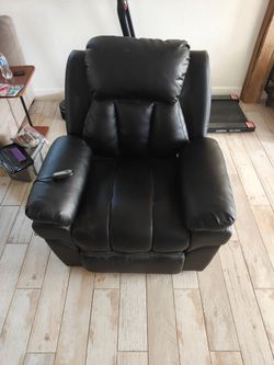 Reclining chair and stand-up support